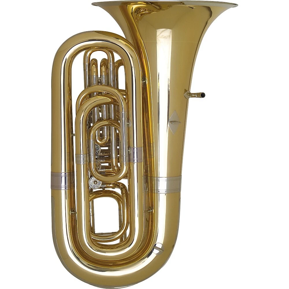 Miraphone 191 5 4 BBb Tuba 191 4V Gold Brass 4 Valves Nickel