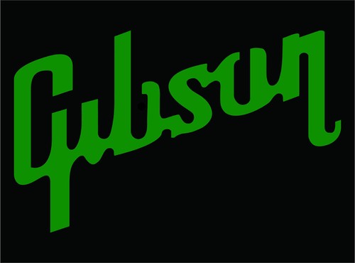 GIBSON Guitar Logo Vinyl Decal Die Cut Sticker - Picture 7 of 15