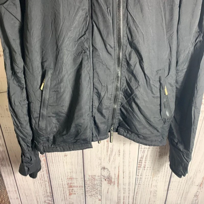 Superdry Mujer Chaqueta Cortavientos Negra Exterior Talla Mediana Foto 4 de 4