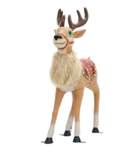 4 Fuß Animatronic Rentier - Weihnachtsdekoration - drinnen/draußen - Neu in OVP - Bild 3 von 14