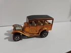 Redline Hot Wheels Classic '31 Ford Woody Orange 1968
