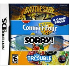 Battleship/ Connect 4/ Sorry/ Trouble For Nintendo DS DSi 3DS 2DS Board 9E