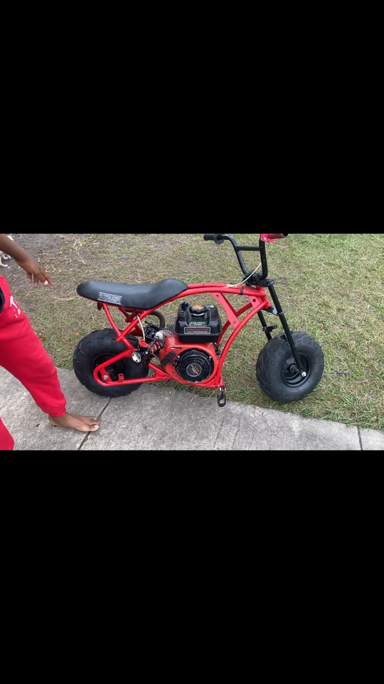 224cc Mini Bike red coleman runs just needs a chain | eBay