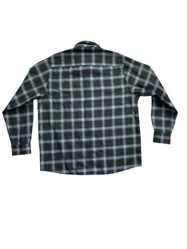 Dixxon Flannel Company Danny G The Mission Shirt Black Gray Plaid Men’s 2XL - Imagen 3 de 6
