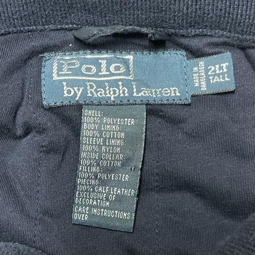 Polo Ralph Lauren Jacket Mens 2XLT Blue Full Zip Stow Away Hood Fleece Lined - Picture 3 of 11
