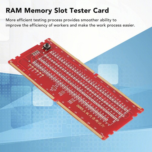 DDR5 RAM-Speichersteckplatz-Testerkarte Mit LED-Leuchten Tragbar Für PC-Mo DON - Afbeelding 9 van 22