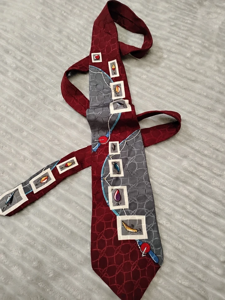 Vintage Celebrations Tie Father's Day 100% Imported Silk Length 58" - Image 2 of 4