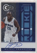 2010 Totally Certified Blue Signatures /47 Quincy Pondexter #153 Rookie Auto RC