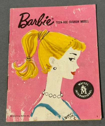 1960 Early Fashion Booklet for #3 Barbie doll,  VINTAGE with Commuter Set