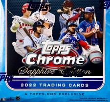 2021 Topps Chrome SAPPHIRE EDITION　BOX 2021 Topps Chrome Sapphire Edition Factory Sealed Box | eBay