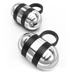 Synergee 2 lb Cardio Hand Weights – Stainless Steel Pair