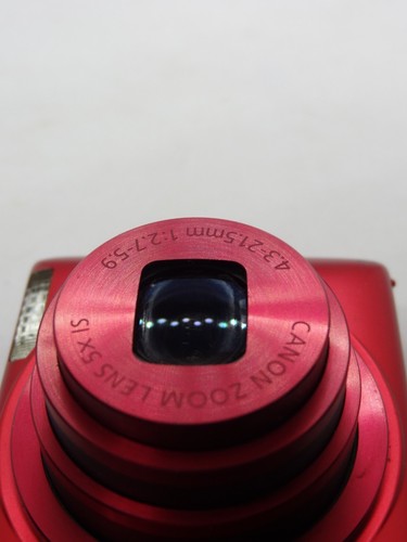 Canon Ixus 220hs CCD Sensor red PowerShot ELPH 300 HS Digital Camera tested - Picture 10 of 21