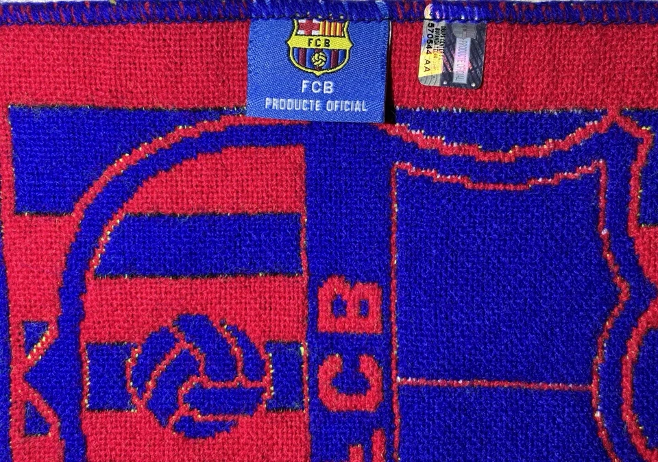 Echarpe FC Barcelone Officielle The Best of the World Barça / Vintage Y2K Scarf - Photo 4/4