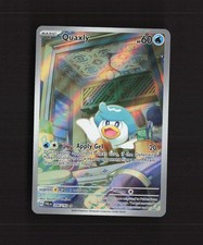 Quaxly 206/193 Paldea Evolved Full Art Ultra Rare Holo Pokemon Card LP