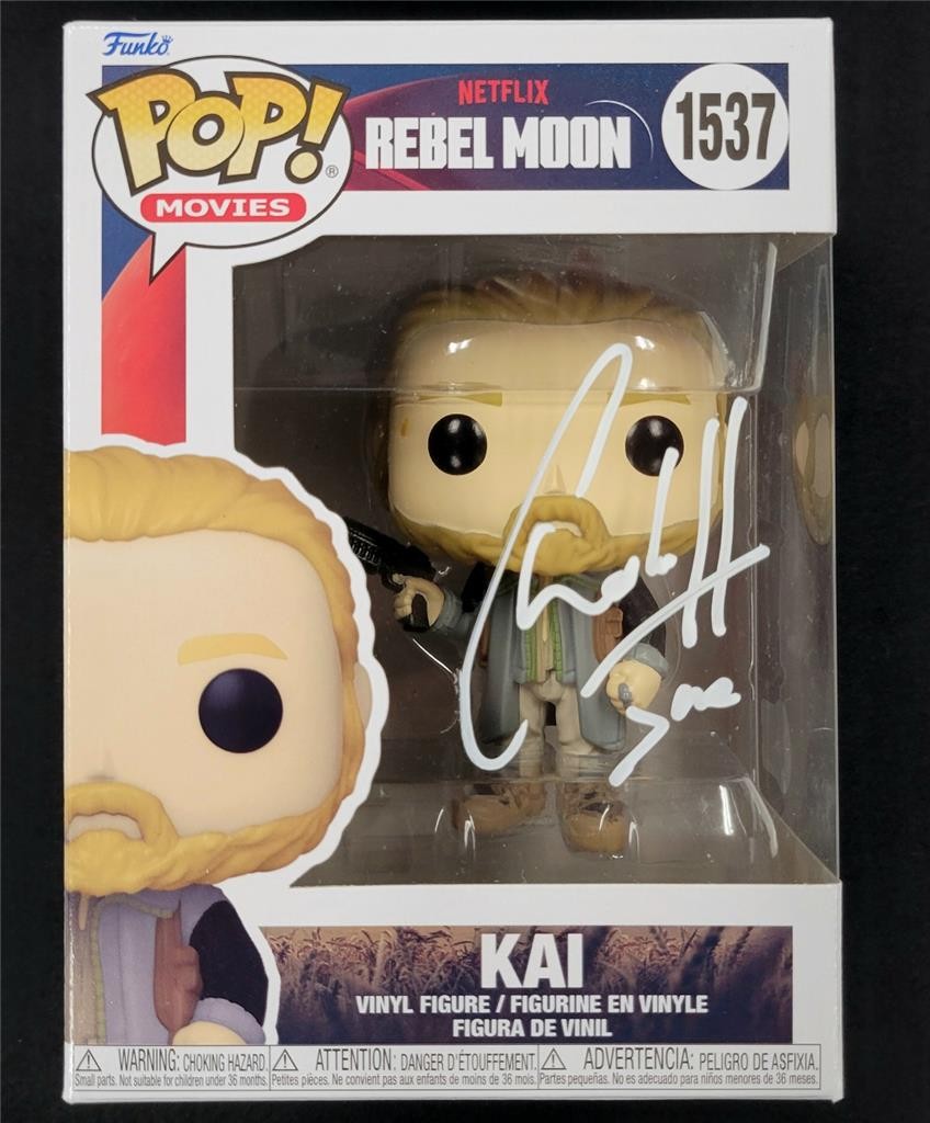 Charlie Hunnam firmado inscrito "Kai" Funko Pop! Luna rebelde 1537 ~ Beckett BAS