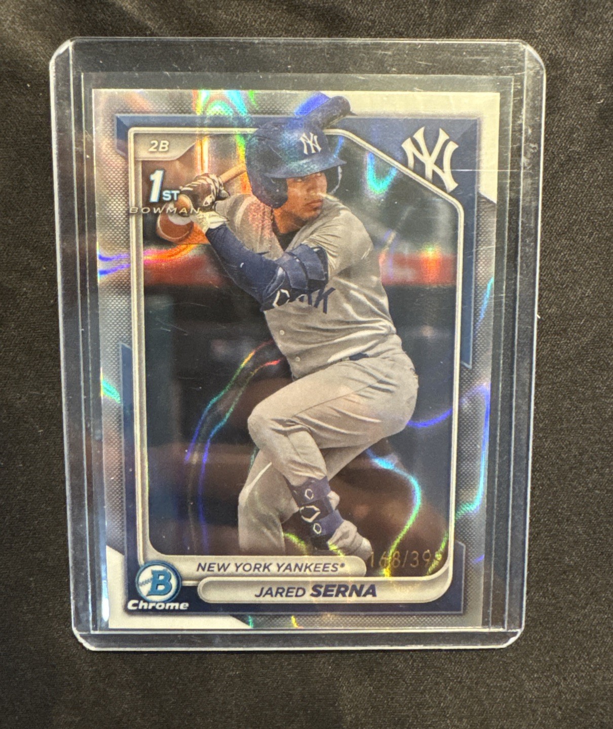 2024 Bowman Jared Serna Chrome Lava Refractor 1st #350/399
