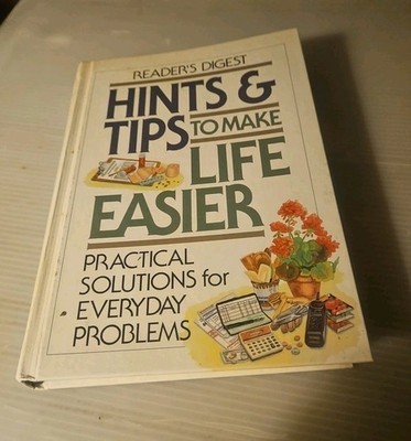 Vintage 1997, Reader's Digest ''Hints & Tips To Make Life Easier'' Hardcover Book 