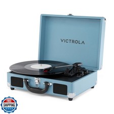 Victrola Journey II 2025 Model   Bluetooth Suitcase Record Player   Built-i