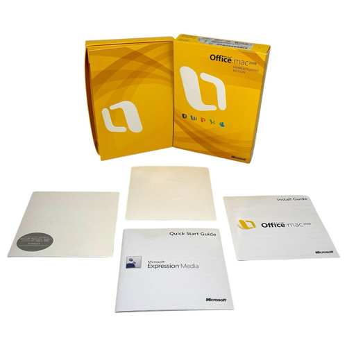 MICROSOFT OFFICE MAC 2008 HOME & STUDENT EDITION MIT PRODUCT KEYS - Bild 1 von 10