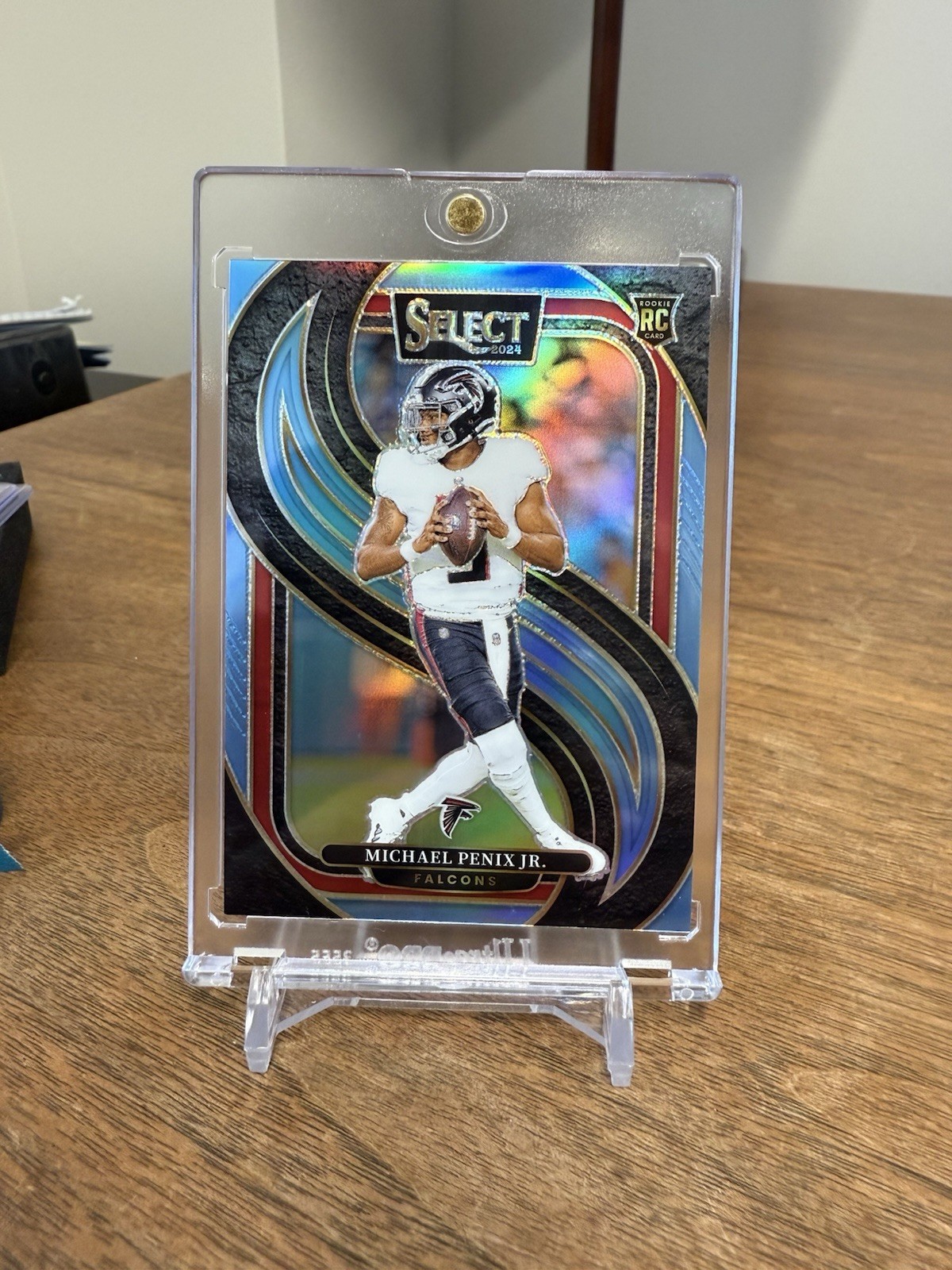 MICHAEL PENIX JR. 2024 SELECT PREMIER ROOKIE LIGHT BLUE PRIZM RC /99 Q3679