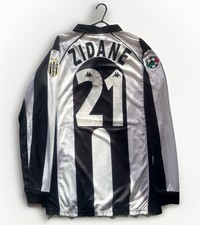 MAGLIA JUVENTUS ZIDANE N21 1997-98 LONG SLEEVES CALCIO SONY JERSEY VINTAGE RETRO