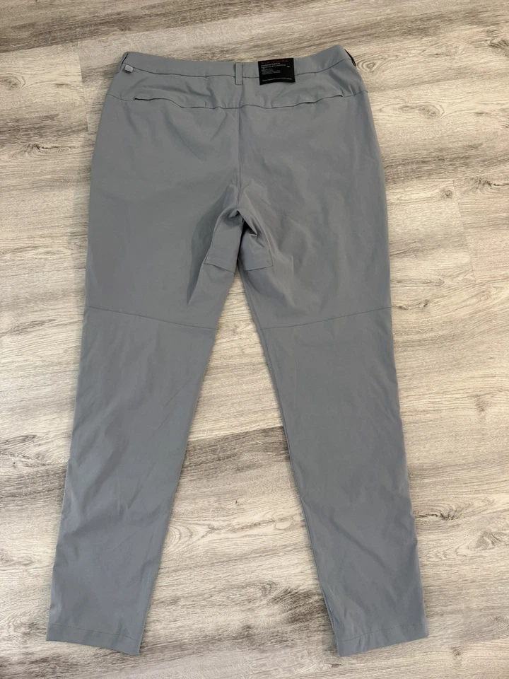 Pantalón Lululemon Commission Para Hombre 38x34 Gris Frente Plano Atletismo Golf Foto 3 de 4