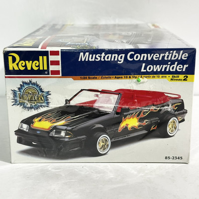 Vintage Revell Mustang Convertible Lowrider Kit 1:24 85-2345