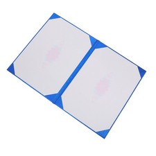 Certificate Cover Holder Graduation Booklet Blue Document Folder