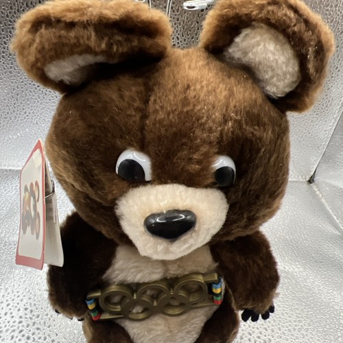 "De colección 8"" OLÍMPICOS 1979 OSO MISHA DAKIN MOSCÚ JUEGOS MASCOTA PELUCHE ETIQUETAS" - Imagen 3 de 11