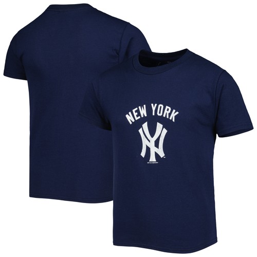 Jugend weich wie eine Traube marineblau New York Yankees Cooperstown Kollektion T-Shirt