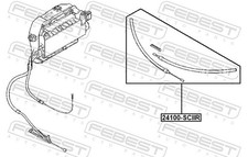 5x ✅Fits FEBEST 24100-SCIIR HANDBRAKE ROPE   ⭐UK Seller⭐