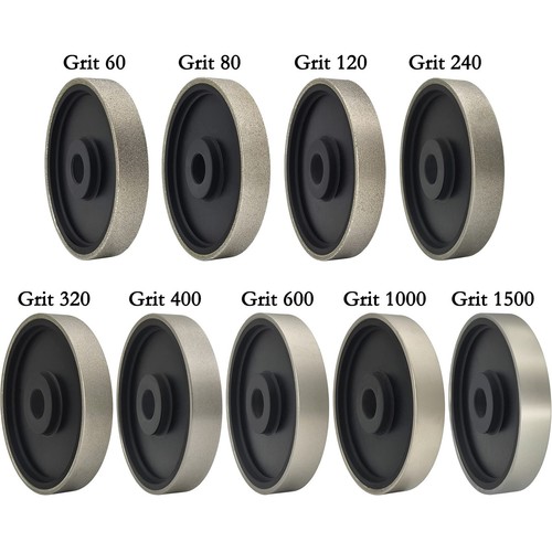 Diamond Lapidary Jewelry Grinding Wheel 6 Inch with 1 Inch Arbor Hole, Diamon... - Picture 4 of 7