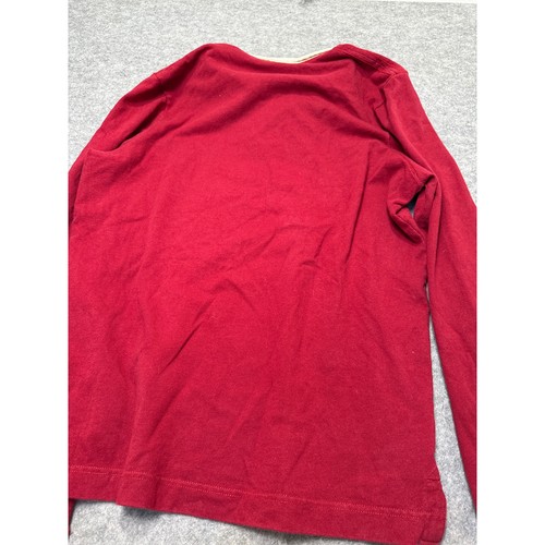 Abercrombie & Fitch Rugby Polo Shirt Men Size Large Red Retro Muscle Fit Button - Picture 6 of 6