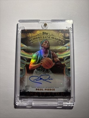 2024 TOPPS INCEPTION MEMORY LANE MARKS MLM-PP PAUL PIERCE HOLO GOLD