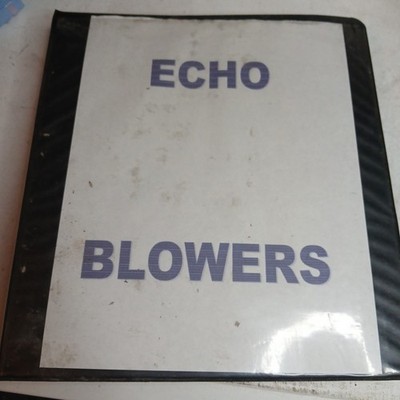 ECHO BLOWERS SHOP SERVICE MANUAL BINDER Multiple Models