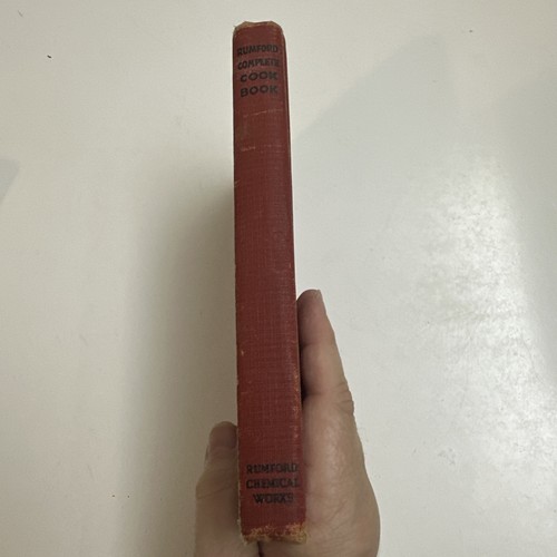 Vintage Rumford Complete Cookbook By Lily Haxworth Wallace Revised 1940 - Foto 3 di 17