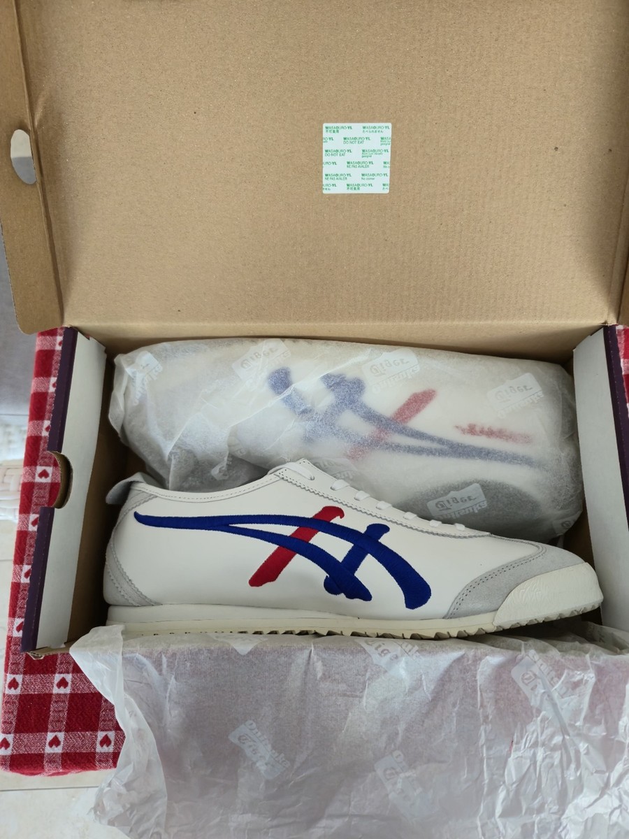Asics Onitsuka Tiger LIMBER UP NM 1183B436-100 WHITE BLUE Size
