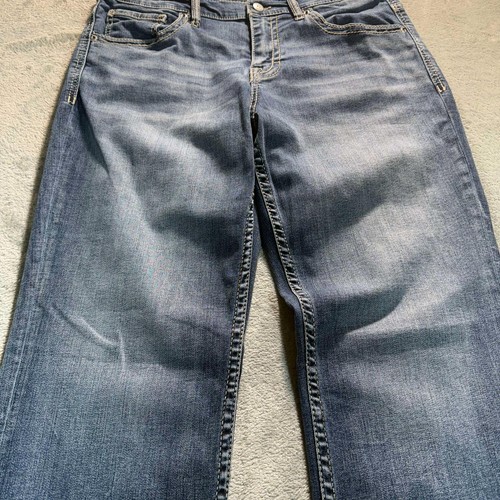 BKE Jake Jeans Herren Größe 34x32 Blau Relaxed Denim Bequem Alltag - Bild 3 von 12
