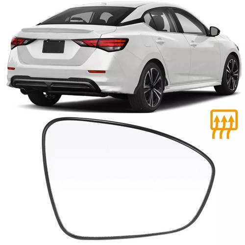 Heated Mirror Glass Replacement Right Passenger Side For 2020-2024 Nissan Sentra - Picture 8 of 10