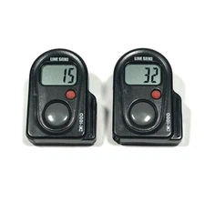 (2) Line Seiki Electronic Tally Counter DK-100D Hand Tally Desk Tally