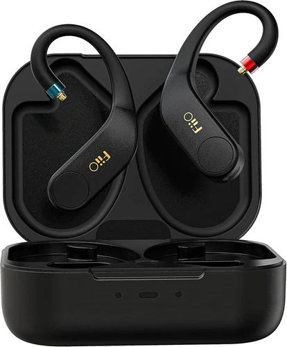 FiiO UTWS5 Bluetooth Earbud Hook 96kHz/24bit Hi-Res, aptX Adaptive, MMCX, Black