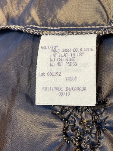 Chaqueta De Colección Joseph Ribkoff Bronce Metálica Tafetán Acanalada Talla 8 Cremallera Ligera - Imagen 6 de 7