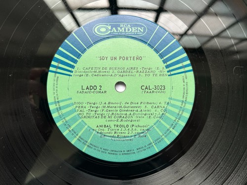 Aníbal Troilo - Soy Un Porteño - Vinyl - RCA Camden - 33RPM - 12" - EX - Bild 8 von 8