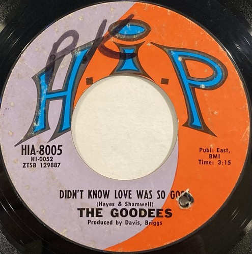 The Goodees – Condition Red – HIP - HIA-8005 – 1968 45 RPM 7" Single - Picture 3 of 4