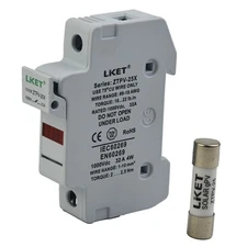 For Solar Fuse 10x38mm DC1000V PV Fuse Holder for For Solar System  for
