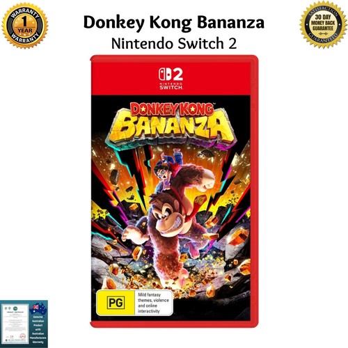 Donkey Kong Bananza (Nintendo Switch 2) Nintendo Video Games Console Gadget Toys - Picture 2 of 12