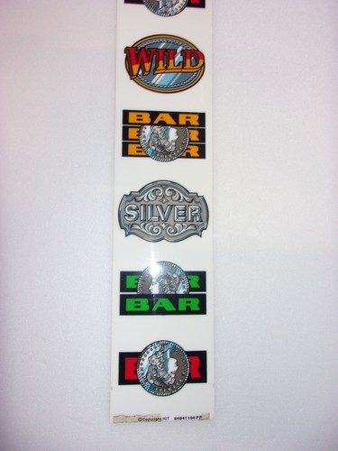 IGT SLOT MACHINE REEL STRIP - SILVER - REEL STRIP #84841100 USED - Picture 5 of 11