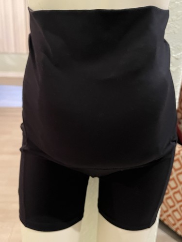 Schwarze Poshdivah Umstands-Sport-/Fahrradshorts mit Seitentaschen Größe S - Bild 2 von 7