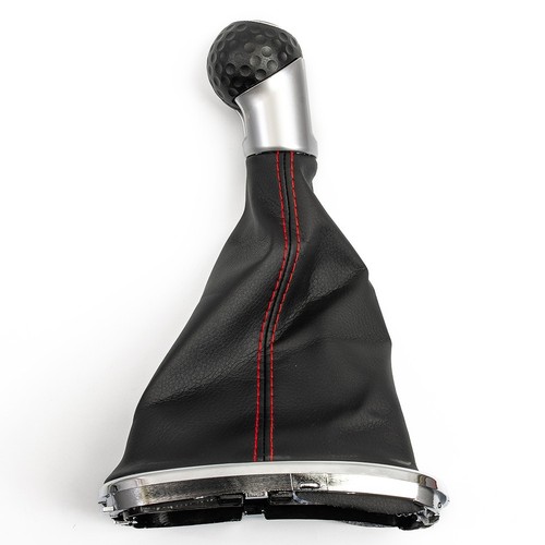 For 1999-2004 Mk4 etta Gear Shift Knob PU Leather R32 Black PU leather - Picture 7 of 12