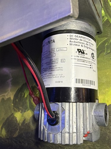 Dayton 1LPV7A DC Getriebemotor Parallel, 12V DC, TENV, 9 RPM, 50 in-lb Max Drehmoment - Bild 3 von 8